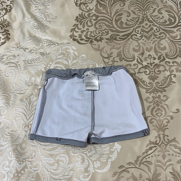 BOYS SOFT GALLERY DON SWIM TRUNK GRAY GRAFFITI FOOD FUN PRINT SIZE 6 - Picture 6 of 7